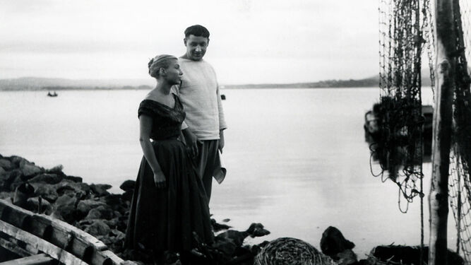 Fotograma de 'La Pointe Courte' de Agnès Varda, rodada en Sète