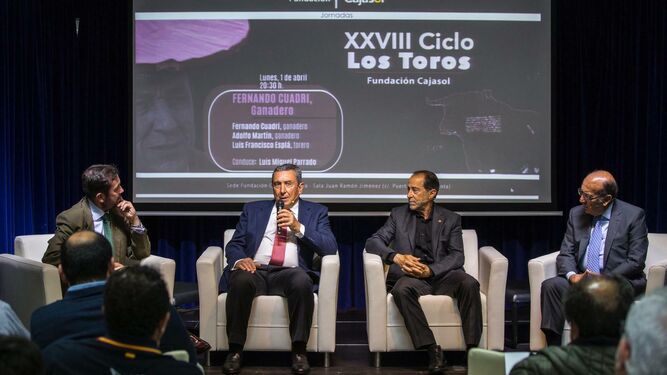 Luis Miguel Parrado, Fernando Cuadri, Luis Francisco Esplá y Adolfo Martín.