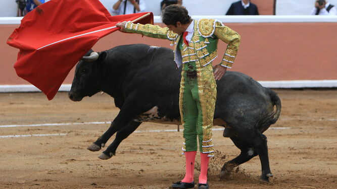José Tomás, en una corrida de toros.
