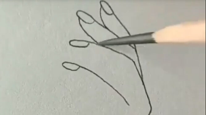 Un detalle de la mano