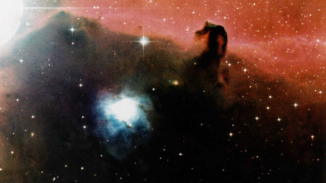 La Nebulosa Cabeza de Caballo, en Ori&oacute;n. Captada en 1998.