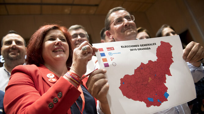 El PSOE arrasa en Granada y deja a un PP hundido, al nivel de Cs y Vox.