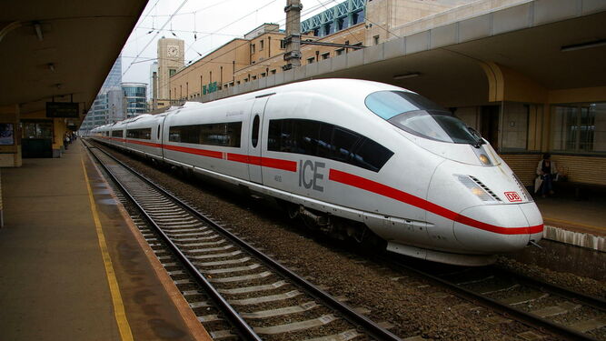 Tren ICE de la compañía alemana Deutsche Bahn