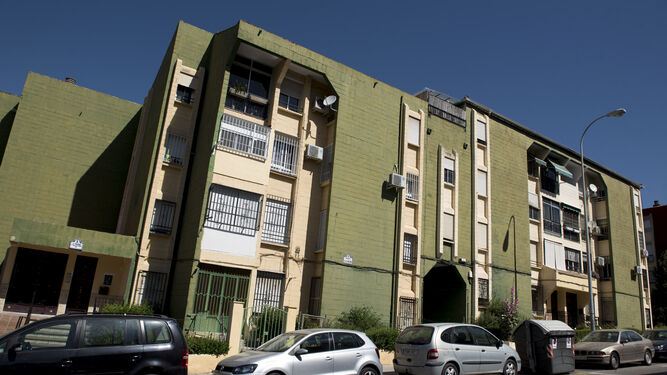 Edificio caracter&iacute;stico del barrio de Caser&iacute;a de Montijo
