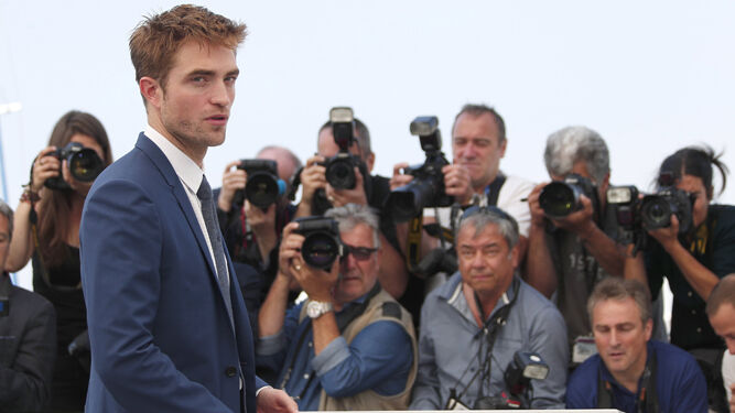 Robert Pattinson, durante la presentación de 'Good Times' en el Festival de Cannes en 2017.