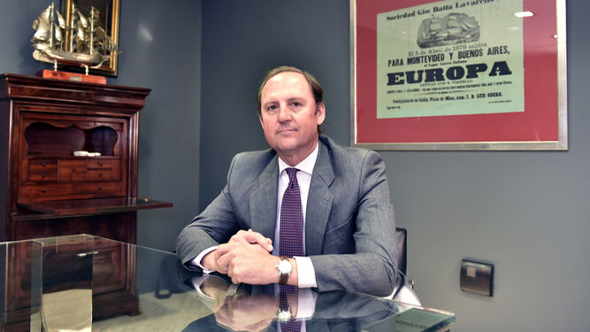 Javier Molina, CEO de Befesa, en la sede del Grupo Joly en Sevilla.