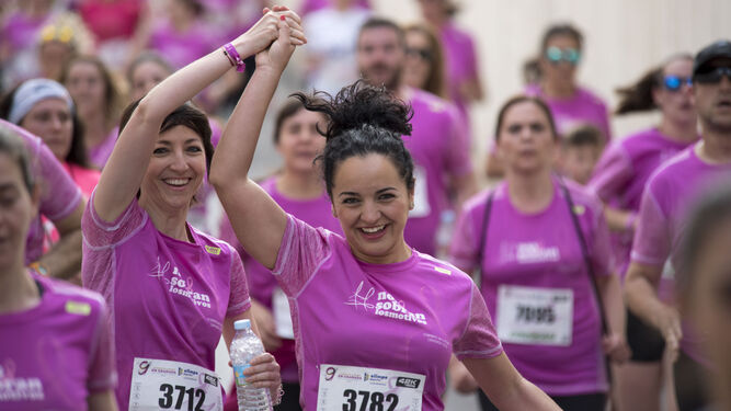 La Carrera de la Mujer de Granada en beneficio de la lucha contra el cáncer, el año pasado.