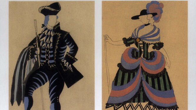Figurines de Picasso para 'El sombrero de tres picos'.