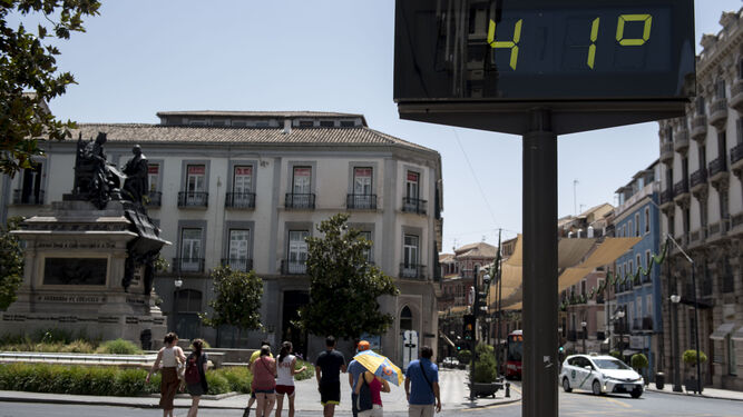Im&aacute;genes de la ola de calor en Granada