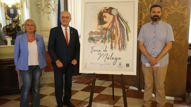 Presentación del cartel de la Feria de Málaga 2019.