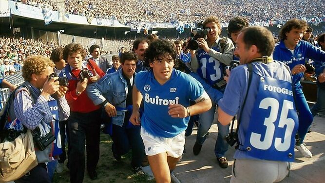 Una imagen del documental 'Diego Maradona'.