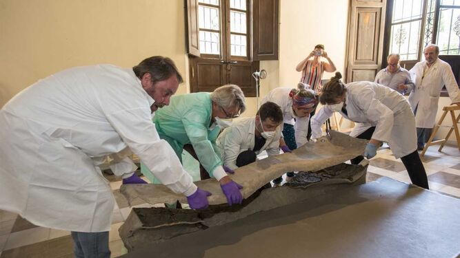 Cultura licitará la restauración del sarcófago de Villamena