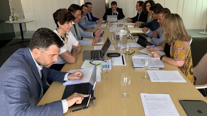 Los miembros del Consorcio Centro Lorca se reunieron ayer para aprobar el presupuesto de 2019.