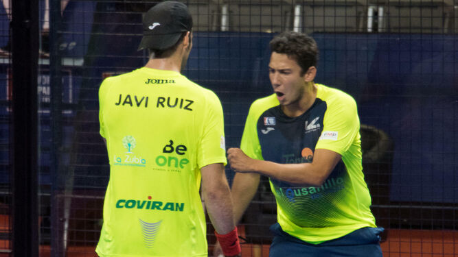 Javi Ruiz y su compañero Uri Botello