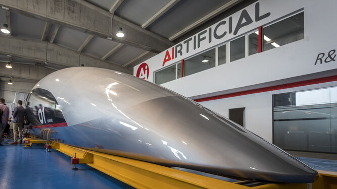 Airtificial, antigua Carbures, ha diseñado el prototipo del hyperloop, sistema de transporte de pasajeros en tubos al vacío de alta velocidad