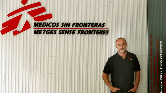 El presidente de Médicos sin Fronteras (MsF) en España, David Noguera.