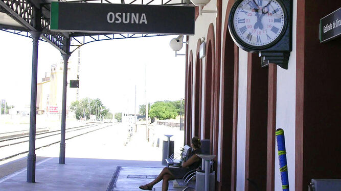 La Estación de Osuna, una de las afectadas en la provincia de Sevilla junto a las de Marchena y Pedera.