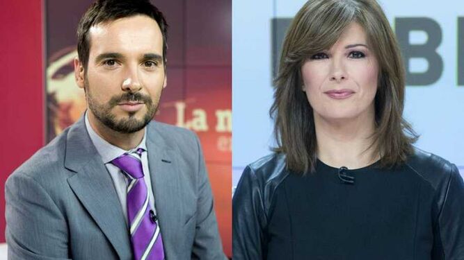 Lluís Guilera y Lara Siscar, conductores de los  'Telediarios' de los fines de semana