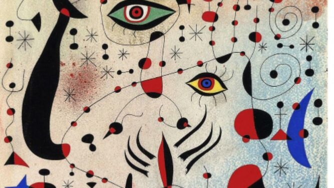 Un cuadro de Miró