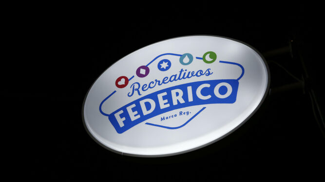 El logotipo de la exposición 'Recreativos Federico'.