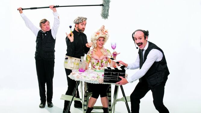 La compañía Yllana, en una imagen de promoción de 'Gag Movie'.
