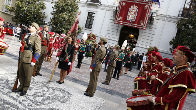 Desfile del Día de la Hispanidad en Granada.