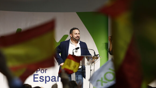 Santiago Abascal quiere hacer un 'Vistalegre' en el Palacio de Deportes de Granada.