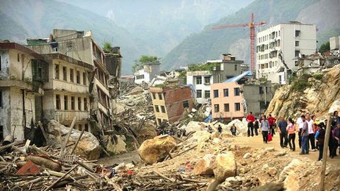 Daños ocasionados por un terremoto