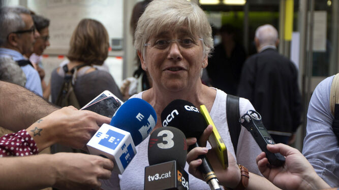 Clara Ponsatí, en una imagen cuando era consejera de Educación de la Generalitat.