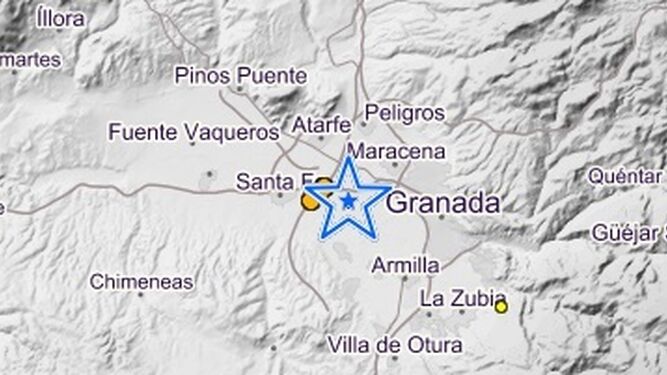Granada registra tres terremotos en menos de una hora