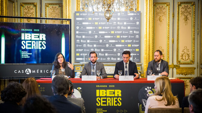Presentación del festival Iberseries en Madrid.