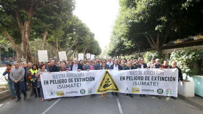 Movilización del pasado mes de noviembre en Almería capital.