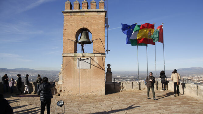 La Alhambra abre mañana gratis la Alcazaba para tocar la campana de la Vela