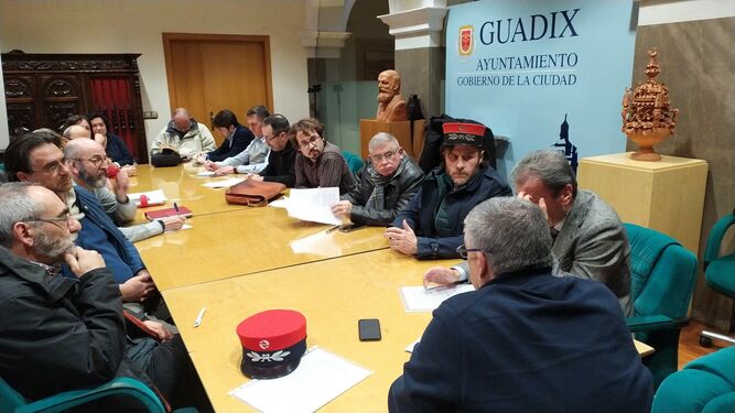 La reunión con Renfe tuvo lugar en el Ayuntamiento de Guadix