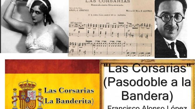 Celia Gámez, el Maestro Alonso y la partitura de La Banderita