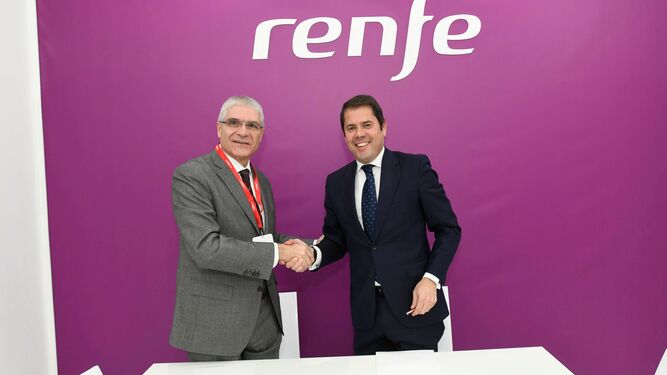 Firma del acuerdo entre Renfe y Convention Bureau Granada