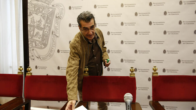 Antonio Cambril, portavoz de Podemos-IU en el Ayuntamiento de Granada