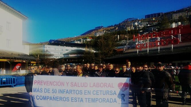 Los trabajadores de Sierra Nevada (Granada) han sufrido cuatro infartos desde enero