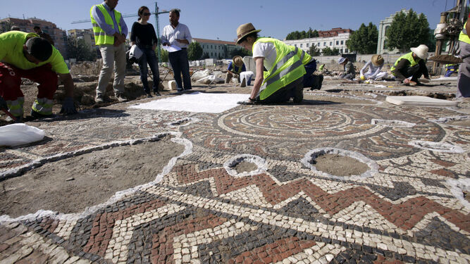 Mosaico en Los Mondragones.