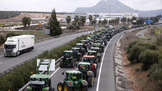 Granada prevé un "colapso" total de tráfico el próximo miércoles por la tractorada