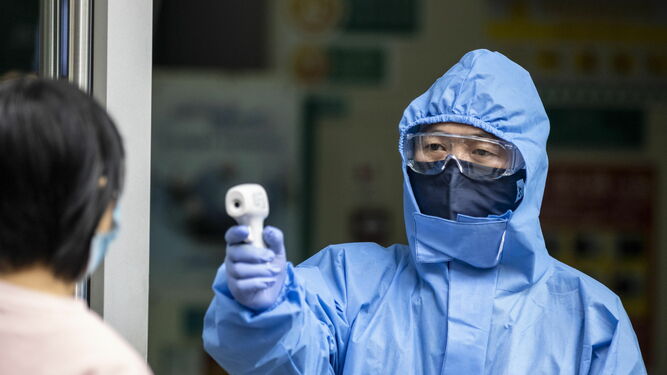 El brote de coronavirus se fijó en la ciudad china de Wuhan.