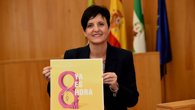 "Ya es hora", el lema feminista de la Diputación para este 8M en Granada