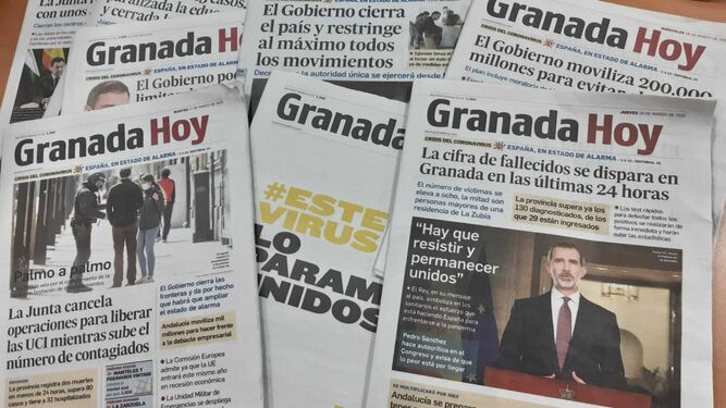 Granada Hoy continuará en los quioscos durante la crisis del coronavirus