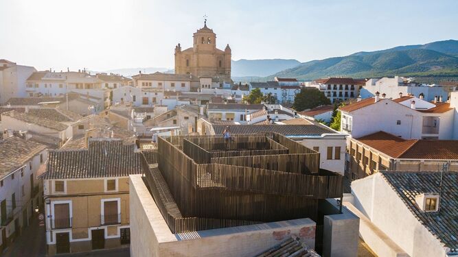 Imagen aérea de la localidad de Huéscar, en la provincia de Granada