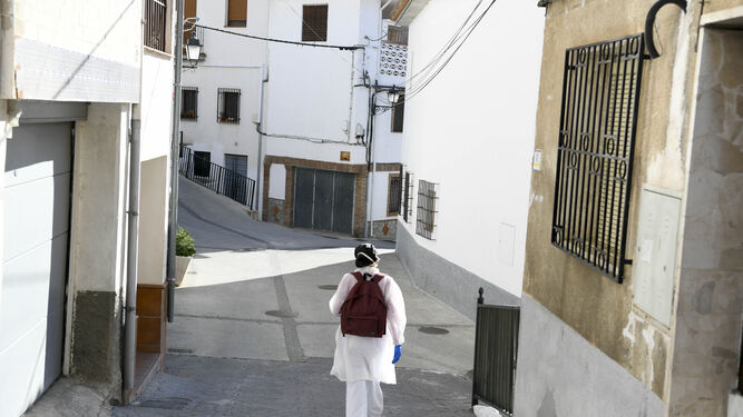 Los pueblos menos habitados del Cinturón de Granada durante el confinamiento