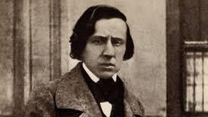 Frédéric Chopin ( Żelazowa Wola, 1810 - París, 1849) en fotografía de Louis-Auguste Bisson (1849).