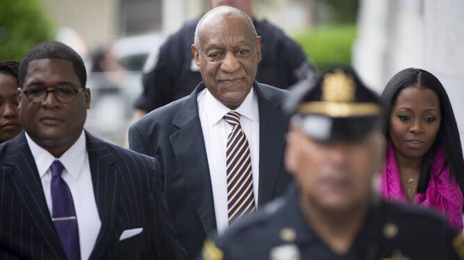 Bill Cosby, a la entrada de los juzgados donde fue condenado en 2018