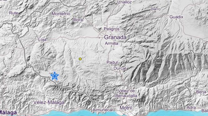 Terremoto en Granada: un seísmo de magnitud 3,6 sacude al Poniente granadinot