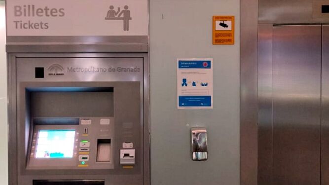 Normas para viajar en el Metro de Granada en la desescalada