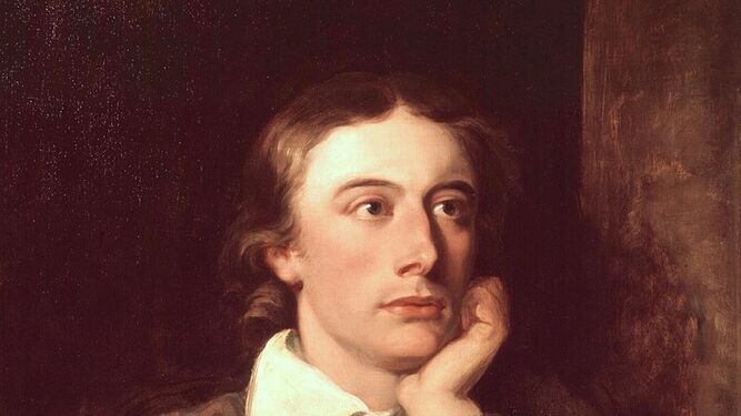 John Keats retratado por William Hilton en 1822